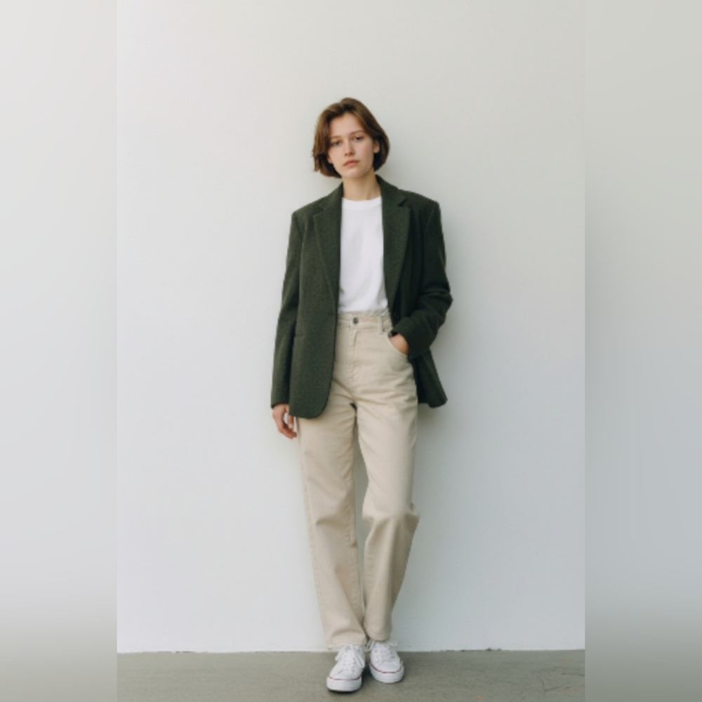 TRIBECA STUDIO Green Blazer SIZE 14 W
